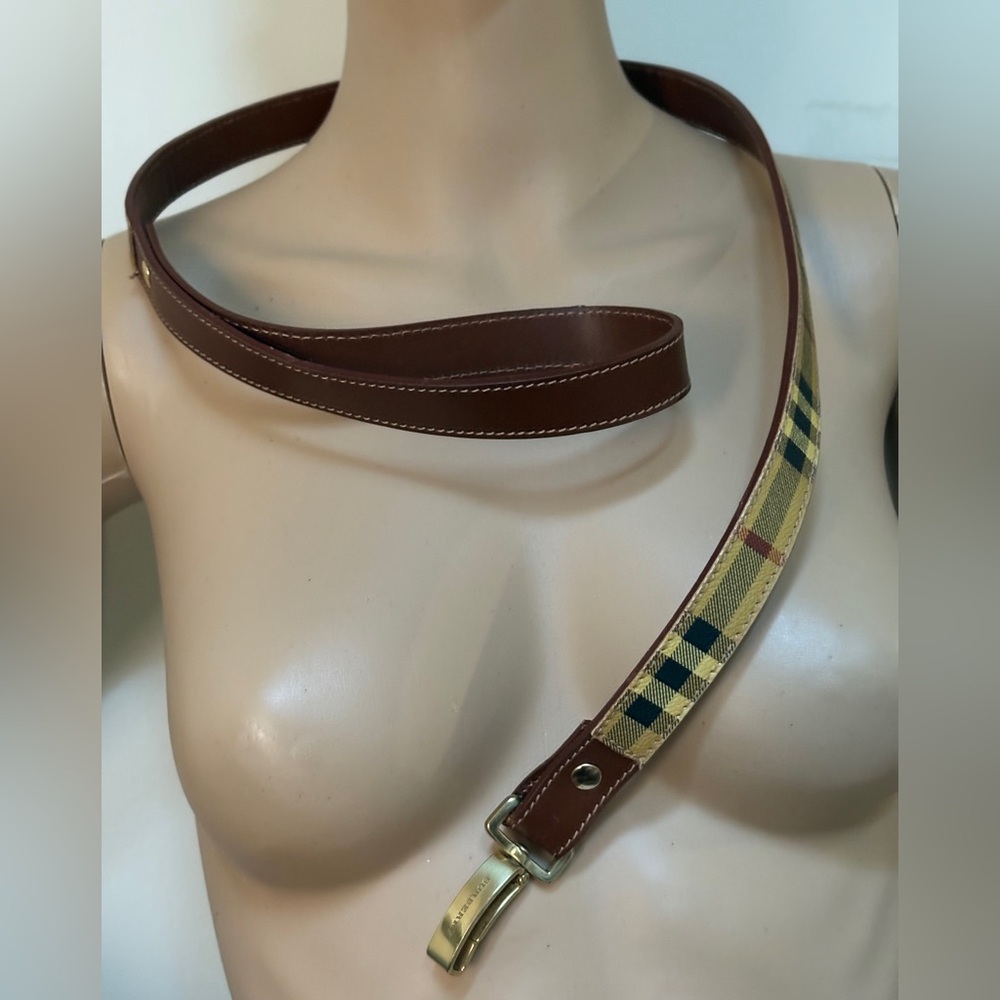 Burberry Nova Check leather dog leash new - Picture 12 of 12